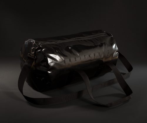 Breitkreuz Sporttasche aus schwarzem Planenstoff