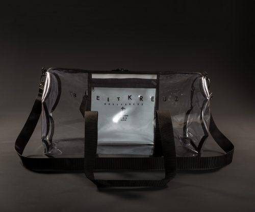 Breitkreuz Sporttasche aus transparentem Planenstoff
